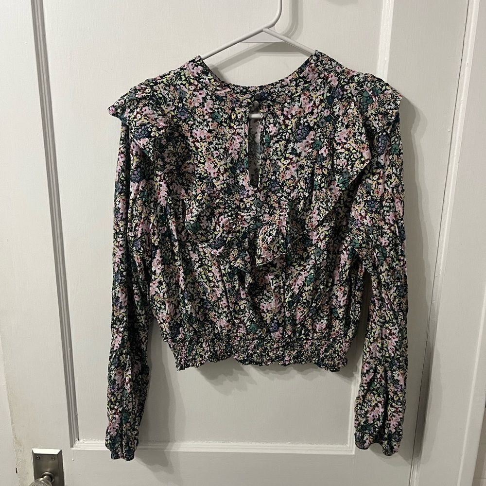 Wild fable floral blouse - Picture 3 of 4
